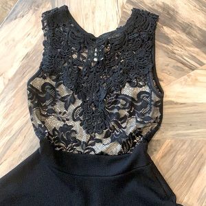 Lacey detailed cocktail dress